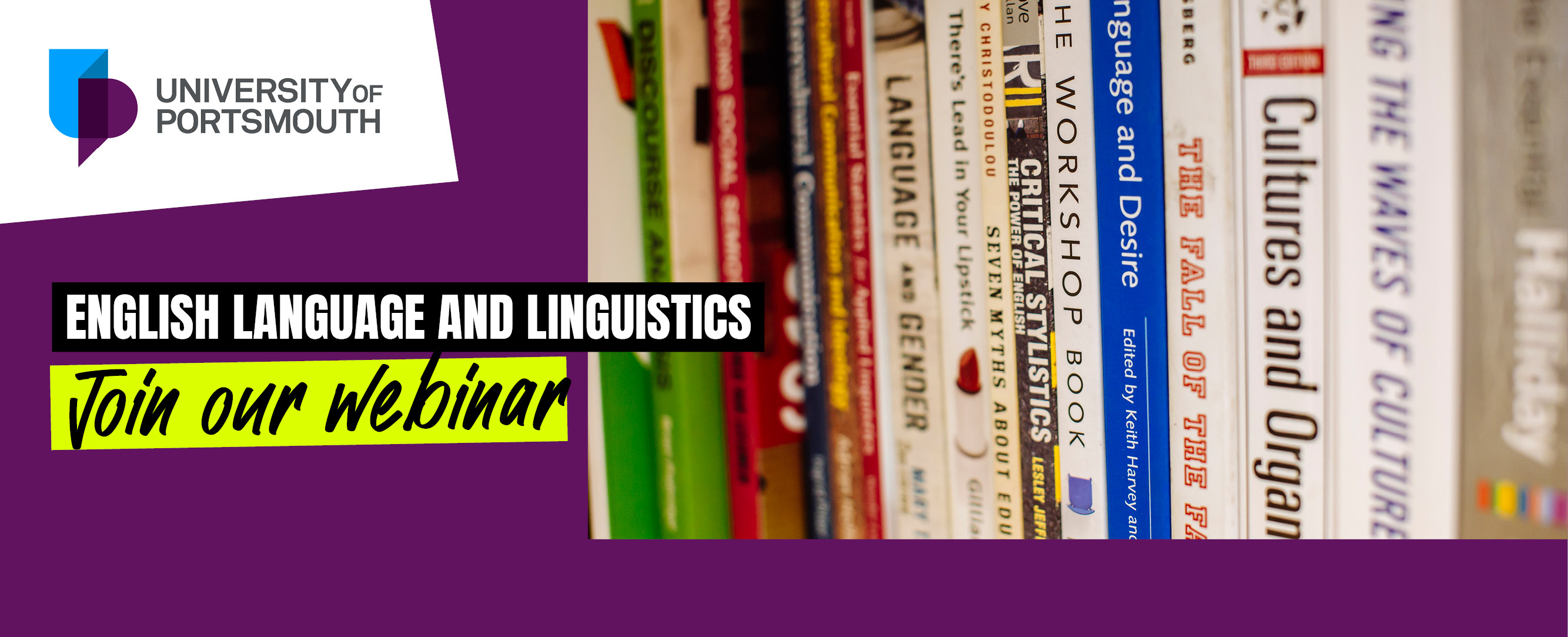 Webinar - English language and linguistics