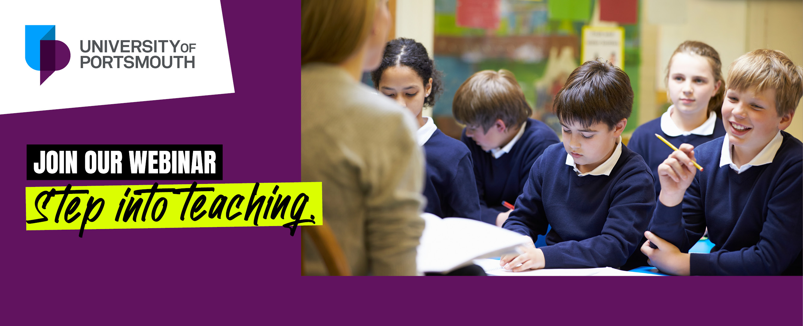 Step into teaching webinar
