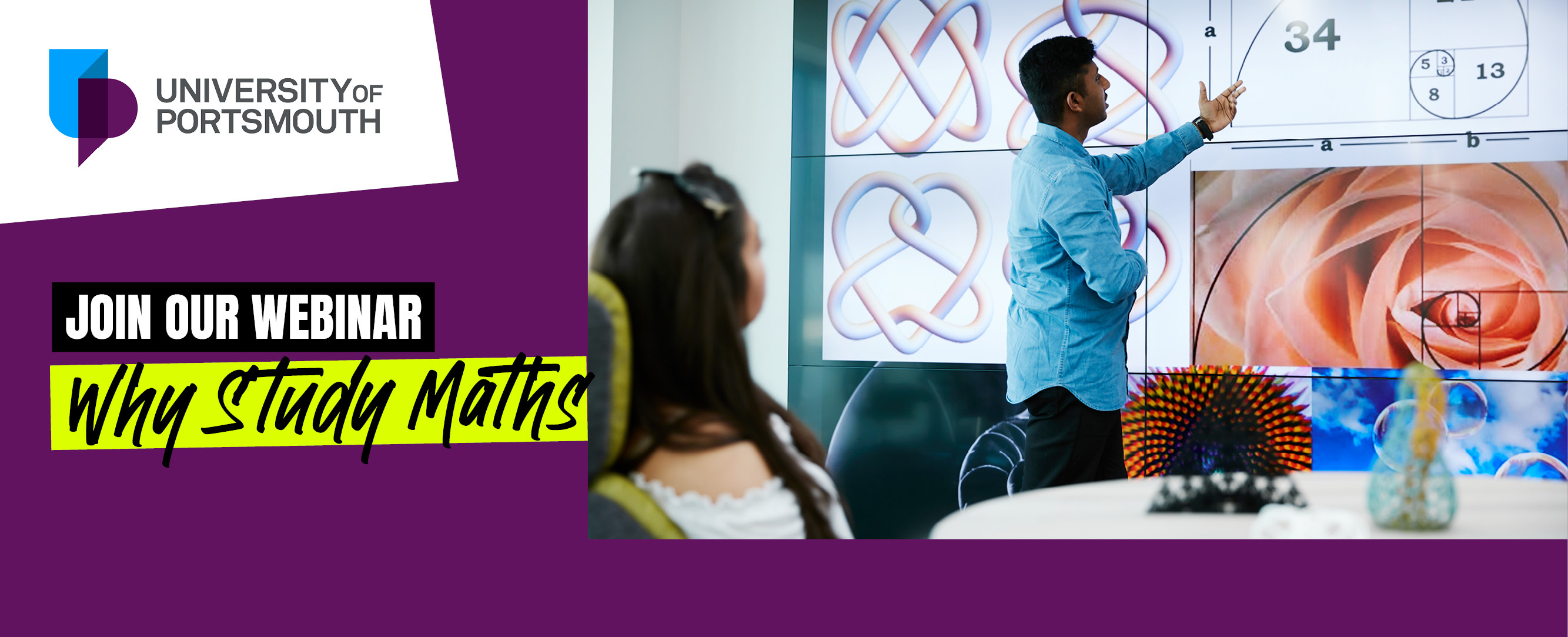Why Study Maths at Uni Webinar Header